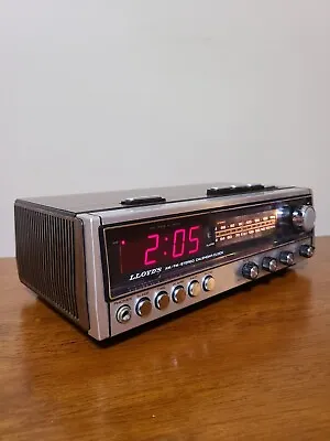 Vintage Lloyd's J242 AM/FM Stereo Calendar Alarm Clock / Fully Tested  • $39