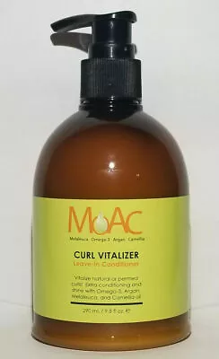 Moac Curl Vitalizer Leave-in Conditioner Melaleuca Omega3 Argan Camellia 9.8 Oz. • $19.96