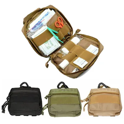 Tactical Molle Military Waterproof Organizer Utility EDC Medical Pouch Bag • $9.99