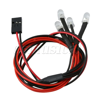 $9.06 • Buy RC1:10 Car White Light Cup Lampshade LED Fog Lamp Light Kits FZ0029 5V 22mm