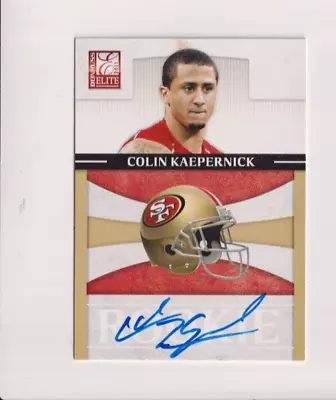 Colin Kaepernick 2011 Donruss Elite Rookie Autograph Signed Card Auto Sf 49ers • $7.50