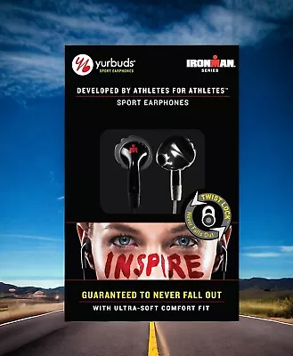 Yurbuds XFIT Sport Twist Lock Audiophile Headphones With Mic Ironman Series New • $63.99