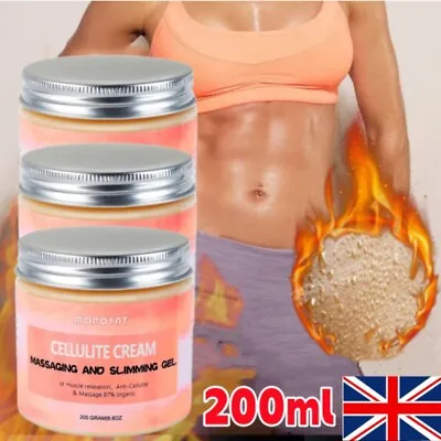 Slimming Cream Fat Hot Burning Anti-Cellulite Belly Weight Loss Shaping Firming • £12.95