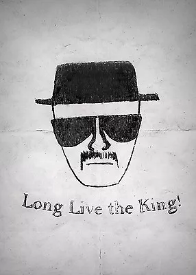 Large Breaking Bad Heisenberg Drawing Sketch Walter White Art Print Poster • $19.54