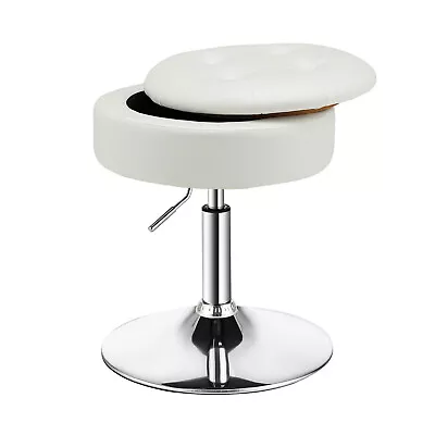 $75.95 • Buy Adjustable Stool Dining Chair 360° Swivel Vanity Makeup Stool PU Leather Seat