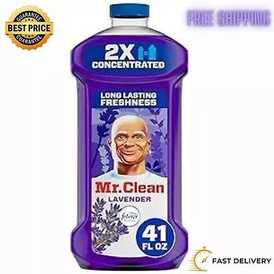 Mr. Clean 2X Concentrated Multi Surface Cleaner Febreze Lavender Scent 41 Fl Oz • $17.89