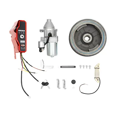 Electric Starter Motor Start Kit Engine Flywheel For Honda GX390 13HP  11HP • £73.95