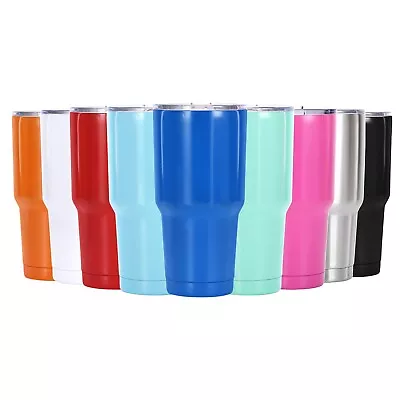 30 Oz Insulated Coffee Cup Travel Mug Tumbler Vacuum Double Walled Keep Cold Hot • $15.99