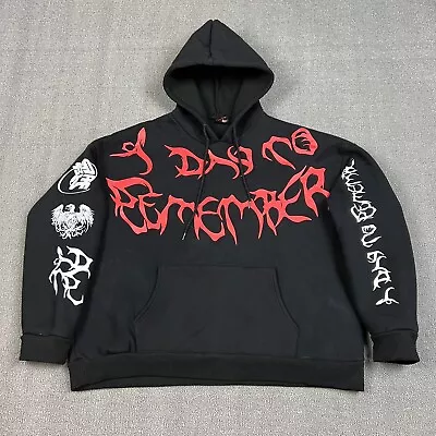 A Day To Remember Hoodie Sweatshirt Tour 2022 Men's Size Large Pullover Spellout • $49.96