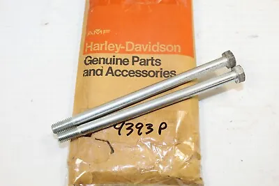 2 GENUINE Harley Aermacchi SX SS 175 250 8mm X 139 Hex Head Bolts 4393P NOS • $5.95