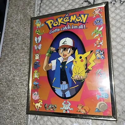 Vintage 1999 Pokémon Poster “Gotta Catch ‘em All “ 8” X 10” • $8.99