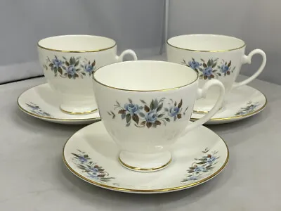 £10.99 • Buy 3 X NEW Marlborough Cavendish Pattern English Bone China Tea Cups & Saucers
