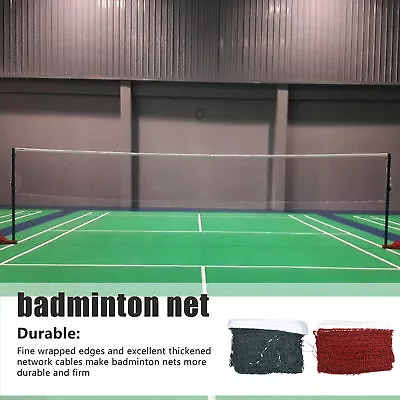 Badminton Volleyball Net High Strength Professional Mesh Lightweight Portable • $11.06