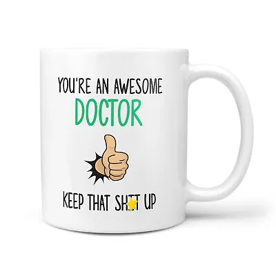 £9.95 • Buy Awesome Doctor Gift Mug - Thank You Presents For Doctors, Hospital Workers NHS