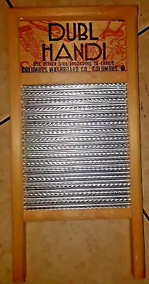 Dubl Handi 2133 Wood Frame Metal Wash Surface Washboard 8-3/4 X 18 In. • $20