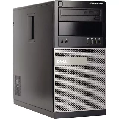 Dell Desktop I5 PC Tower 16GB 500GB HDD Windows 10 Home Wi-Fi DVD/RW • $124.04