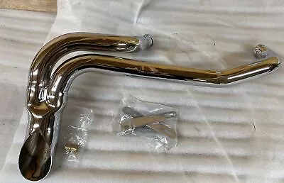 2 Into 1 Ground Pound Exhaust Pipe Harley Sportster Billet Tip 883 1200 2007^ • $299.95