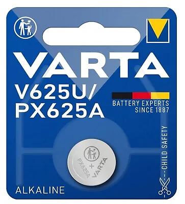 1 X VARTA Alkaline LR9 V625U/PX625A Battery 1.5V  Car Alarm Key Fob EXP 09/2025 • £3.69