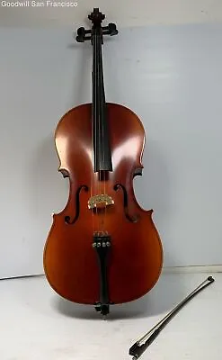 Vintage Becker Cello Viola 3/4 Size Made In Romania As Is Cracked Fingerboard • $124.99