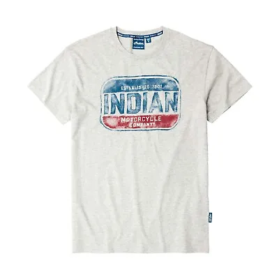 Indian Motorcycle Men's Indian Sign T-Shirt Gray • $20