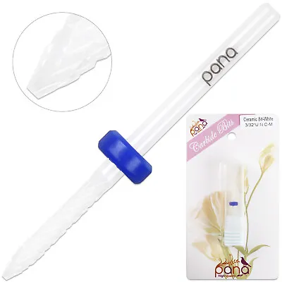 Professional Quality Ceramic White Under Nail Cleaner Bit Nail Drill Medium Grit • $9.67