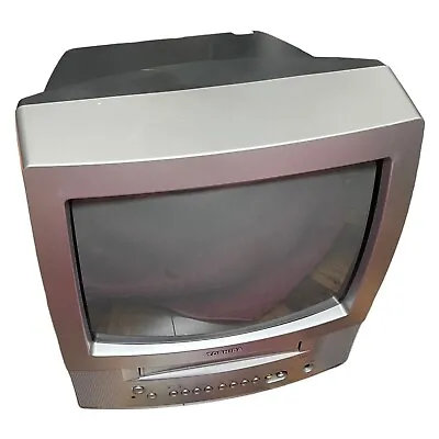 $130 • Buy Toshiba TV  VCR VHS Player 13  Retro Gaming Combo MV13P3 Tested No Remote