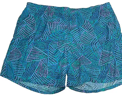 Vintage Jantzen Swimsuit Mens Size L  Swim Shorts Trunks Mesh Lined Hawaiian • $14.95