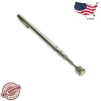 Long Retractable Strong Magnetic Pickup Tool Pick Up Tool Silver Pocket Clip New • $3.79