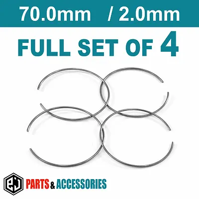 Set Of 4 Spring Retaining Rings Metal Spring Clip For 70 Mm For Bbs Alloy Wheels • £4.95