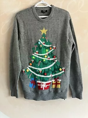 Forever 21 Light Up Ugly Christmas Sweater Men’s Sm • $0.99