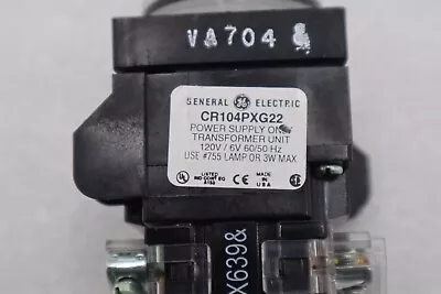 GE General Electric CR104PXG22 Transformer Illuminated Button Switch STK L-355-C • $80