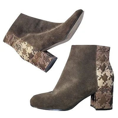 ANTHROPOLOGIE MISS ALBRIGHT Ankle Boots Size 8.5M • $29.99