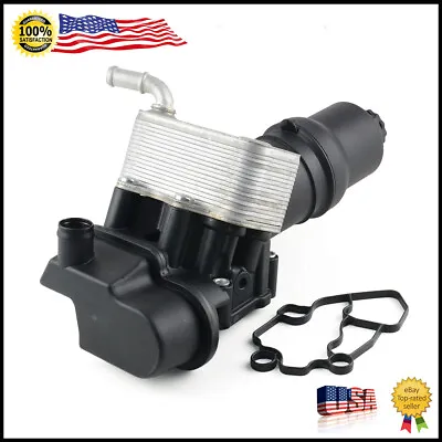 For Audi A4 TT VW Golf Passsat Jetta 2.0L BPY Oil Filter Housing Cooler Assembly • $64.99