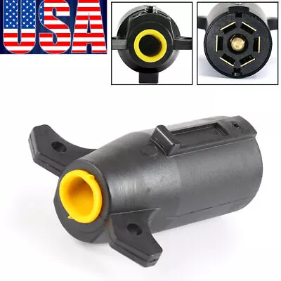 7 Way Round RV Style Trailer Light Plug Connector Replacement End Blade Pin USP* • $5.89