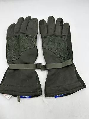 Masley Military Cold Weather Flyers Gloves  Medium 75n Cwf Gore-tex Army • $22.76