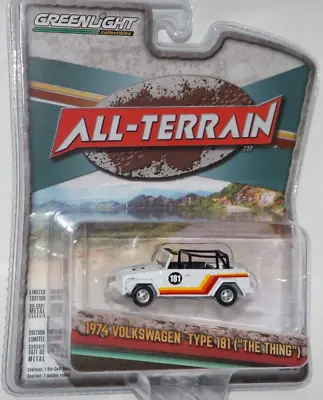 Greenlight 1/64 White 1974 Vw Thing Volkswagen Type 181 Diecast Model Toy Car • $12.99