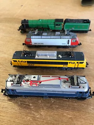 N Scale Lot Of 4 Assorted European Engines Read Notes/see Pics • $69