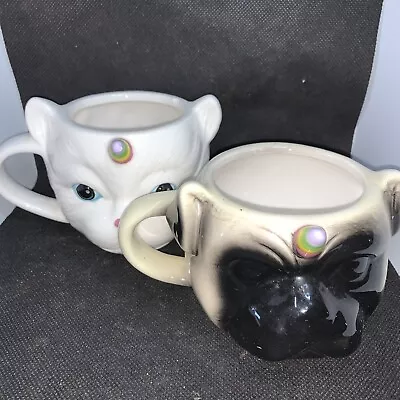 FORTTUNA Unicorn PUG DOG And Cat Kitten MUGS • $12.20