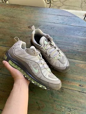 Nike Air Max 98 Vast Grey Mint 640744-011 Men's Size 11.5 Used • $55