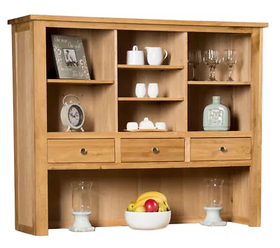 Large Oak Sideboard Top | Wide Storage Dresser Top | Solid Wood Unit • £399.99