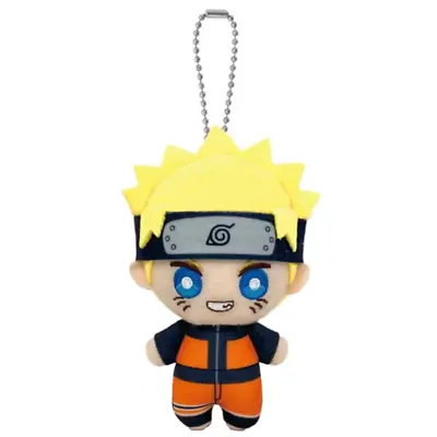 Bandai Nui NARUTO Shippuden Ball Chain Mascot Naruto Uzumaki Plush 5.1in 13cm • £38.57