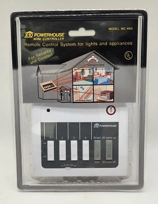 $29.99 • Buy X-10 Powerhouse Mini Controller Model MC460 For X10 Modules Sealed