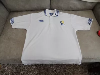 Very Rare Umbro Chelsea Training Polo Shirt - 1997 -  Medium Mens • £69.99