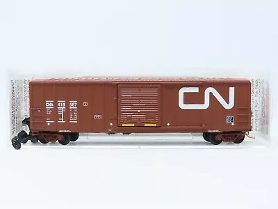 N Scale Micro-Trains MTL 25650 CNA Canadian National 50' Steel Box Car #419587  • $14.95