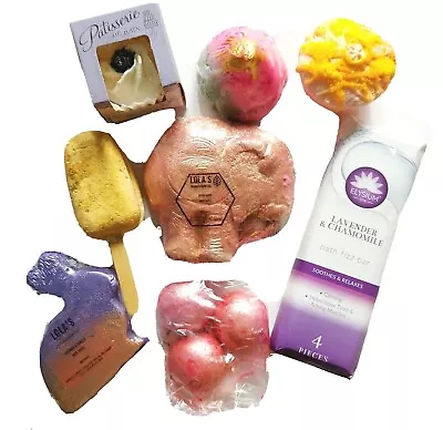 £18.99 • Buy Bath Set, Bubble Bars, Bath Oil Melt, Solid Bubble Bath Soak, Bomb Burst, Bar