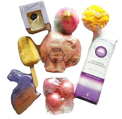 Bath Set Bubble Bars Bath Oil Melt Solid Bubble Bath Soak Bomb Burst Bar • £9.99