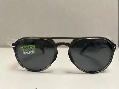 $149.95 • Buy Persol OFFICINA PO 3235S Grey/Grey Polarized (1103/48) Sunglasses (55-20-145)