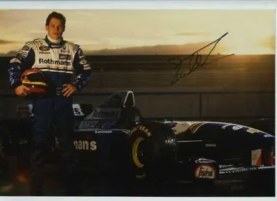 Jacques Villeneuve Williams Portrait F1 World Champion 1997 Signed Photograph 2 • £45