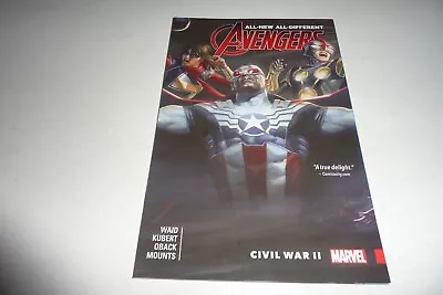 ALL-NEW ALL-DIFFERENT AVENGERS Vol. 3 Civil War II TPB Marvel 2017 Waid NM 1st • $5.17