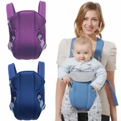 £10.28 • Buy Adjustable Newborn Baby Sling Carrier Wrap Infant Comfy Hip Seat Front Backpack